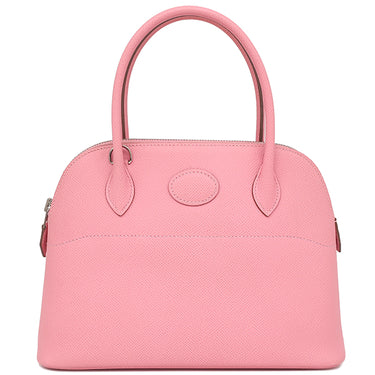 エルメス HERMES ボリード27 ローズコンフェッティ ヴォーエプソン 2WAYバッグ シルバー金具 ショルダー