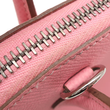 エルメス HERMES ボリード27 ローズコンフェッティ ヴォーエプソン 2WAYバッグ シルバー金具 ショルダー