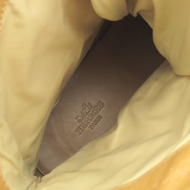 エルメス HERMES グリップ アンクル ブーツ H231912Z ベージュ ナイロン パラシュートリップストップ スエードカーフスキン #42 ブーツ