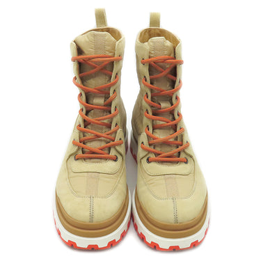 エルメス HERMES グリップ アンクル ブーツ H231912Z ベージュ ナイロン パラシュートリップストップ スエードカーフスキン #42 ブーツ