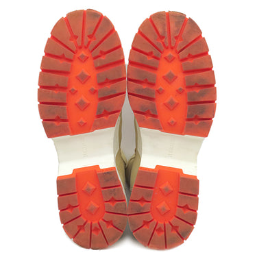 エルメス HERMES グリップ アンクル ブーツ H231912Z ベージュ ナイロン パラシュートリップストップ スエードカーフスキン #42 ブーツ