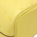 エルメス HERMES ピコタンロック ミクロ ジョーヌシトロン オーストリッチ ハンドバッグ シルバー金具 新品 未使用 黄色