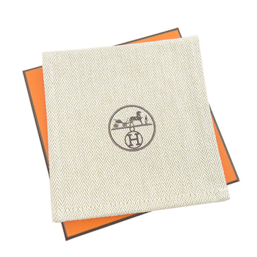 エルメス HERMES モビールH シルバー×ブラウン メタル レザー キーホルダー 新品 未使用 チャーム