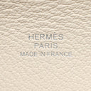 エルメス HERMES カルヴィ アヴィアトリス ナタ ヴォースイフト カードケース シルバー金具 新品 未使用 オフホワイト