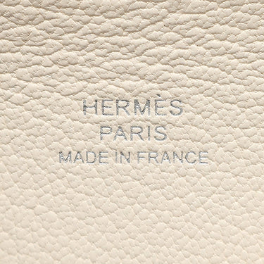 エルメス HERMES カルヴィ アヴィアトリス ナタ ヴォースイフト カードケース シルバー金具 新品 未使用 オフホワイト