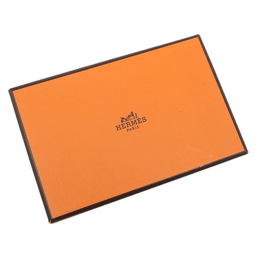 エルメス HERMES カルヴィ アヴィアトリス ナタ ヴォースイフト カードケース シルバー金具 新品 未使用 オフホワイト