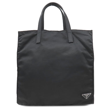 プラダ PRADA テスート 2VG905 ブラック ナイロン レザー 2WAYバッグ シルバー金具 三角ロゴ 黒 ショルダー