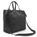 プラダ PRADA テスート 2VG905 ブラック ナイロン レザー 2WAYバッグ シルバー金具 三角ロゴ 黒 ショルダー