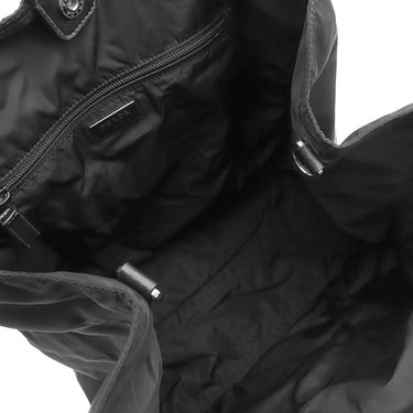 プラダ PRADA テスート 2VG905 ブラック ナイロン レザー 2WAYバッグ シルバー金具 三角ロゴ 黒 ショルダー