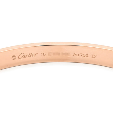 カルティエ Cartier LOVE ラブブレス 旧型 ピンクゴールド K18PG #16 ブレスレット 750 18K PG バングル