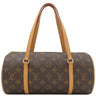 ルイヴィトン LOUIS VUITTON パピヨン 30 M51385 モノグラム モノグラムキャンバス ハンドバッグ ゴールド金具 茶