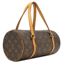 ルイヴィトン LOUIS VUITTON パピヨン 26 M51386 モノグラム モノグラムキャンバス ハンドバッグ ゴールド金具 茶 ミニボストン