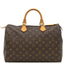 ルイヴィトン LOUIS VUITTON スピーディ 35 M41524 モノグラム モノグラムキャンバス ハンドバッグ ゴールド金具 茶 鍵・パドロック欠品