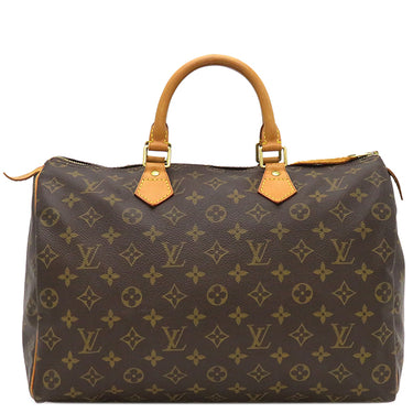 ルイヴィトン LOUIS VUITTON スピーディ 35 M41524 モノグラム モノグラムキャンバス ハンドバッグ ゴールド金具 茶 鍵・パドロック欠品