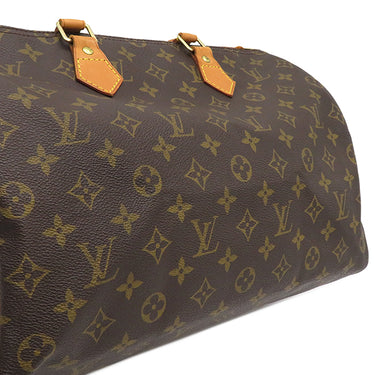 ルイヴィトン LOUIS VUITTON スピーディ 35 M41524 モノグラム モノグラムキャンバス ハンドバッグ ゴールド金具 茶 鍵・パドロック欠品