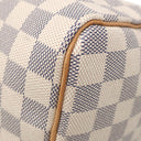 ルイヴィトン LOUIS VUITTON スピーディ 25 N41371 ダミエアズール ダミエアズールキャンバス ハンドバッグ ゴールド金具 白