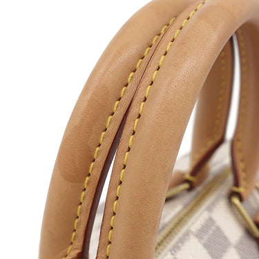 ルイヴィトン LOUIS VUITTON スピーディ 25 N41371 ダミエアズール ダミエアズールキャンバス ハンドバッグ ゴールド金具 白