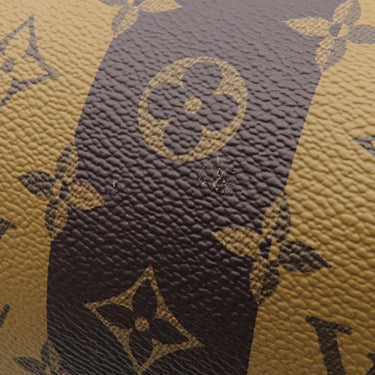 ルイヴィトン LOUIS VUITTON キーポル バンドリエール 50 M45967 ブラウン系 モノグラムキャンバス モノグラムストライプキャンバス ボストンバッグ ゴールド金具 NIGO LVスクエアード 茶 鍵・パドロック欠品