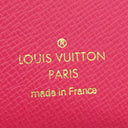 ルイヴィトン LOUIS VUITTON ポルトフォイユ リサ M11380 グレナード モノグラムキャンバス 二つ折り財布 ゴールド金具 茶 ピンク コンパクト