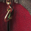 ルイヴィトン LOUIS VUITTON LV × TM ポシェット クレ M95042 モノグラムチェリー モノグラムキャンバス コインケース ゴールド金具 茶 キーチェーン付き 村上隆