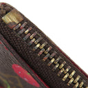 ルイヴィトン LOUIS VUITTON LV × TM ポシェット クレ M95042 モノグラムチェリー モノグラムキャンバス コインケース ゴールド金具 茶 キーチェーン付き 村上隆