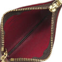 ルイヴィトン LOUIS VUITTON LV × TM ポシェット クレ M95042 モノグラムチェリー モノグラムキャンバス コインケース ゴールド金具 茶 キーチェーン付き 村上隆