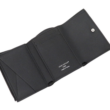 ルイヴィトン LOUIS VUITTON ヴィクター ウォレット M12598 モノグラムエクリプス レザー モノグラムエクリプス 三つ折り財布 シルバー金具 黒 コンパクトウォレット