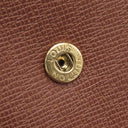 ルイヴィトン LOUIS VUITTON ポルト ビエ カルト クレディ モネ M61665 モノグラム モノグラムキャンバス 二つ折り財布 ゴールド金具 茶 コンパクトウォレット