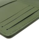 ルイヴィトン LOUIS VUITTON オーガナイザー ドゥ ポッシュ グリーン オーストリッチ カードケース 緑 二つ折り 名刺入れ