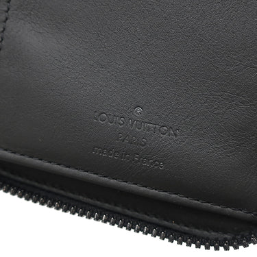 ルイヴィトン LOUIS VUITTON ジッピーウォレット ヴェルティカル M62902 ノワール レザー モノグラムシャドウレザー 長財布 ブラック金具 黒 ラウンドファスナー