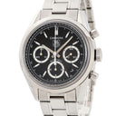腕時計 タグホイヤー TAG Heuer カレラ クロノグラフ CV2113.BA0787 自動巻き メンズ ブラック 黒 スモールセコンド デイト