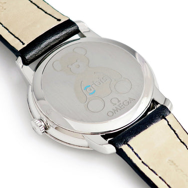腕時計 オメガ OMEGA デ ヴィル プレステージ コーアクシャル オービス 424.13.40.20.03.003 自動巻き メンズ デイト テディベア