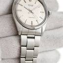 腕時計 ロレックス ROLEX オイスター リネンダイヤル 6426 手巻き メンズ OH済 28番台 ヴィンテージ シルバー