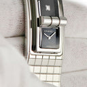 腕時計 シャネル CHANEL コード ココ H5144 クオーツ レディース 純正ダイヤ マドモアゼルクラスプ ブラック シルバー