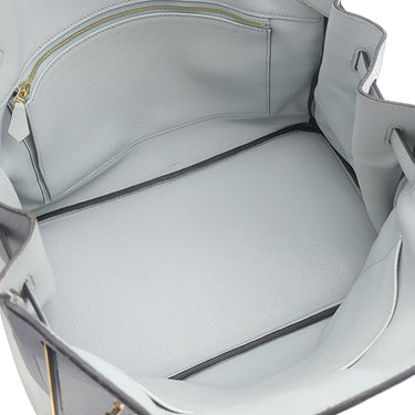 エルメス HERMES バーキン35 ブルーペール トゴ ハンドバッグ ゴールド金具 ライトブルー