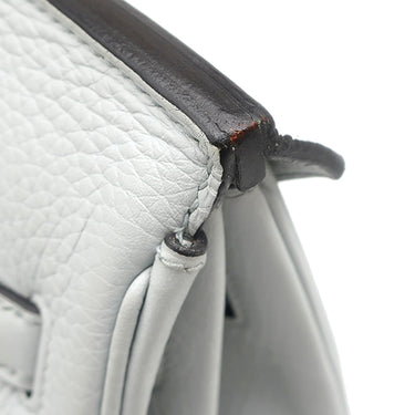 エルメス HERMES バーキン35 ブルーペール トゴ ハンドバッグ ゴールド金具 ライトブルー