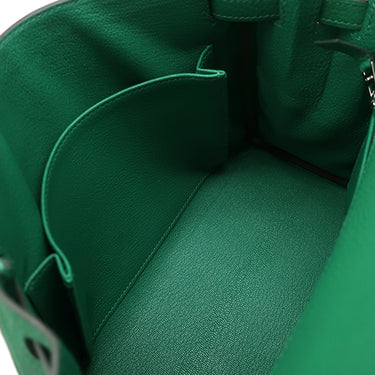 エルメス HERMES ケリー25 内縫い ヴェールヴェルティゴ トゴ 2WAYバッグ シルバー金具 緑 ショルダー ハンドバッグ