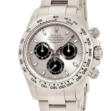 腕時計 ロレックス ROLEX コスモグラフ デイトナ 116509 ランダム番 自動巻き メンズ ランダム番 K18WG無垢 シルバー ブラック クロノグラフ
