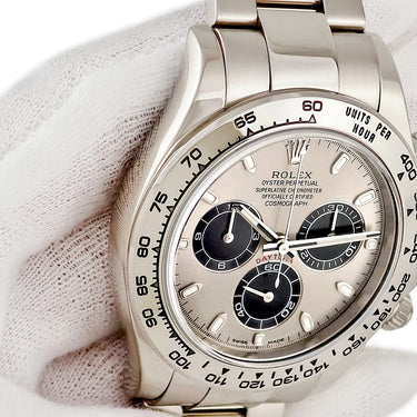 腕時計 ロレックス ROLEX コスモグラフ デイトナ 116509 ランダム番 自動巻き メンズ ランダム番 K18WG無垢 シルバー ブラック クロノグラフ