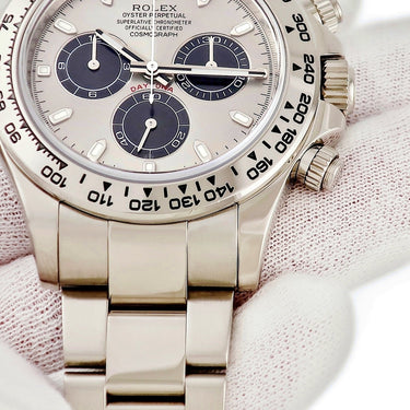 腕時計 ロレックス ROLEX コスモグラフ デイトナ 116509 ランダム番 自動巻き メンズ ランダム番 K18WG無垢 シルバー ブラック クロノグラフ
