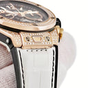 腕時計 ウブロ HUBLOT ビッグバン ウニコ キングゴールド パヴェ 421.OX.1180.RX.1704 自動巻き メンズ K18KG×Ti 純正ダイヤ デイト