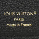 ルイヴィトン LOUIS VUITTON ポルトフォイユ ゾエ M62935 ノワール モノグラムアンプラント 三つ折り財布 ゴールド金具 黒 コンパクト ウォレット