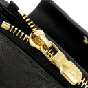 ルイヴィトン LOUIS VUITTON ポルトフォイユ ゾエ M62935 ノワール モノグラムアンプラント 三つ折り財布 ゴールド金具 黒 コンパクト ウォレット