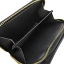 ルイヴィトン LOUIS VUITTON ポルトフォイユ ルー M81599 ブラック レザー ラムレザー 二つ折り財布 ゴールド金具 ミニ財布 黒 クッサン