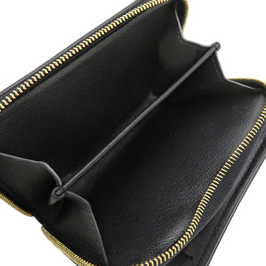 ルイヴィトン LOUIS VUITTON ポルトフォイユ ルー M81599 ブラック レザー ラムレザー 二つ折り財布 ゴールド金具 ミニ財布 黒 クッサン