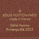 ルイヴィトン LOUIS VUITTON オーガナイザー ドゥ ポッシュ N00138 バーズダミエエベヌ レザー LVバーズダミエエベヌキャンバス カードケース 茶 マルチカラー 二つ折り