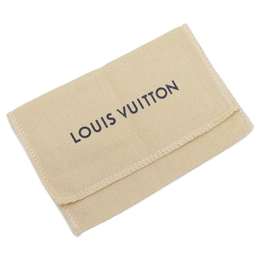 ルイヴィトン LOUIS VUITTON オーガナイザー ドゥ ポッシュ N00138 バーズダミエエベヌ レザー LVバーズダミエエベヌキャンバス カードケース 茶 マルチカラー 二つ折り