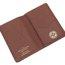 ルイヴィトン LOUIS VUITTON オーガナイザー ドゥ ポッシュ N00138 バーズダミエエベヌ レザー LVバーズダミエエベヌキャンバス カードケース 茶 マルチカラー 二つ折り