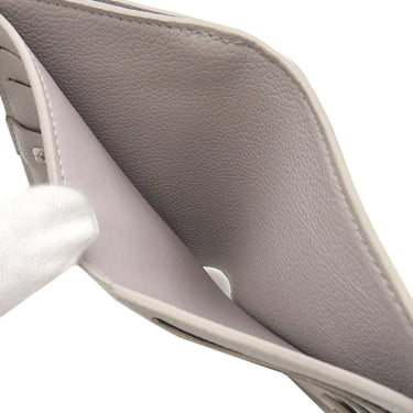 ルイヴィトン LOUIS VUITTON ポルトフォイユ リサ M13797 ブリュームグレー×ホワイトクオーツ モノグラムアンプラント 二つ折り財布 ゴールド金具 コンパクト財布 バイカラー