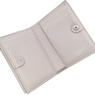 ルイヴィトン LOUIS VUITTON ポルトフォイユ リサ M13797 ブリュームグレー×ホワイトクオーツ モノグラムアンプラント 二つ折り財布 ゴールド金具 コンパクト財布 バイカラー